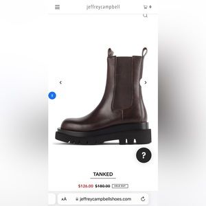 Jeffery Campbell Brown Tanked Boot